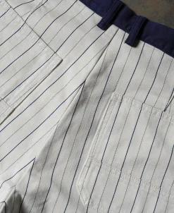 Online 1950s Striped Herringbone Milkman Trousers Pants&trousers