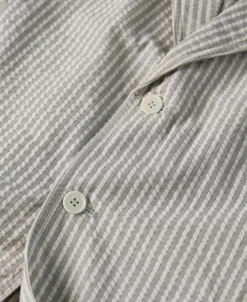 Discount 1950s Striped Seersucker Suit Jacket Jackets&coats