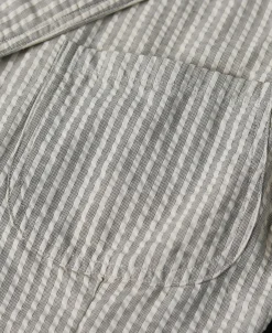 Discount 1950s Striped Seersucker Suit Jacket Jackets&coats