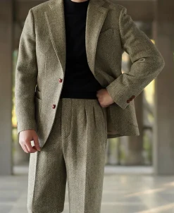 Hot 1930s Tweed Casual Suit Jacket Jackets&coats