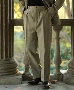 New 1930s Tweed Casual Suit Trousers Pants&trousers