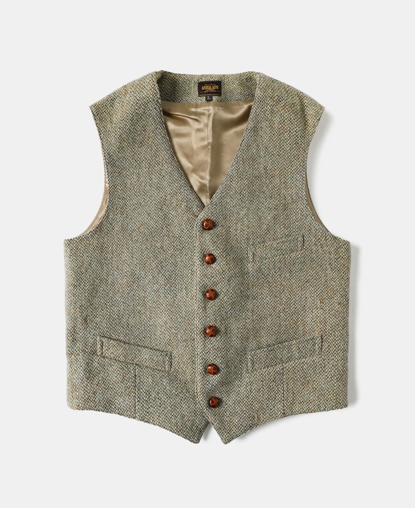 Hot 1930s Tweed Casual Suit Vest Waistcoats