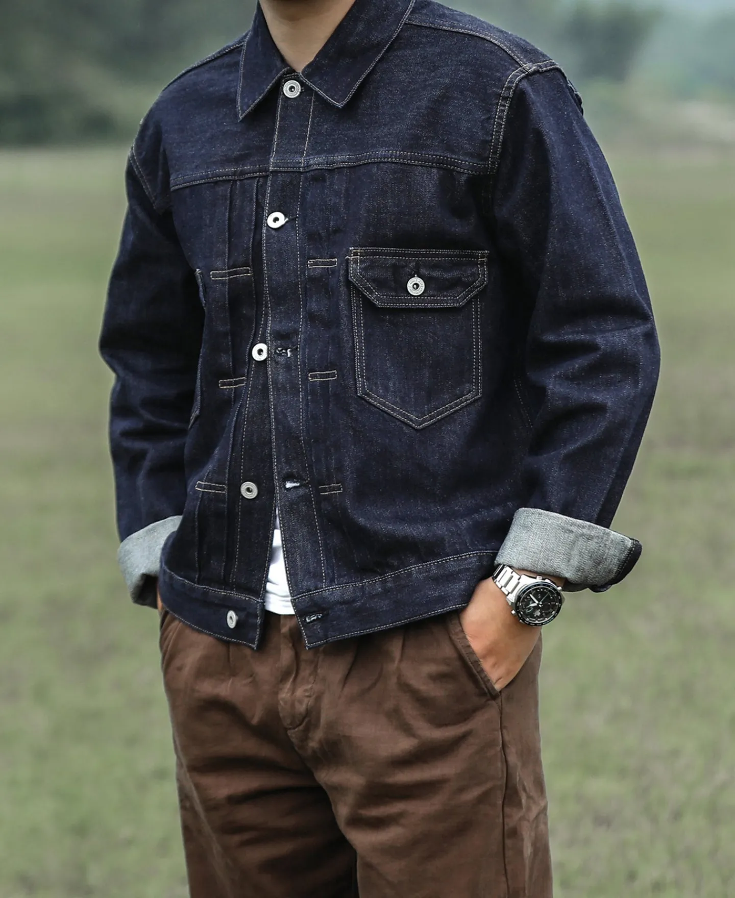 Discount 1950s Type 2 Selvedge Denim Jacket Jackets&coats | Denim Jackets