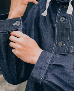 Fashion 1940s USN Denim Deck Smock - Indigo Jackets&coats | Denim Jackets