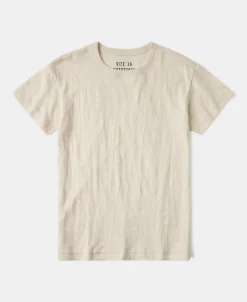 Fashion 1940s USN Slub Cotton Crew T-Shirt Short Sleeve T-Shirts | T-shirts