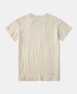 Fashion 1940s USN Slub Cotton Crew T-Shirt Short Sleeve T-Shirts | T-shirts
