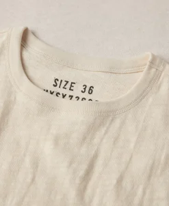 Fashion 1940s USN Slub Cotton Crew T-Shirt Short Sleeve T-Shirts | T-shirts