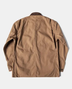 Fashion 1950s Utility Chore Jacket - Light Brown Jackets&coats