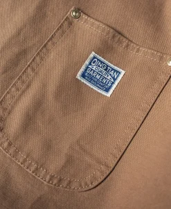 Fashion 1950s Utility Chore Jacket - Light Brown Jackets&coats
