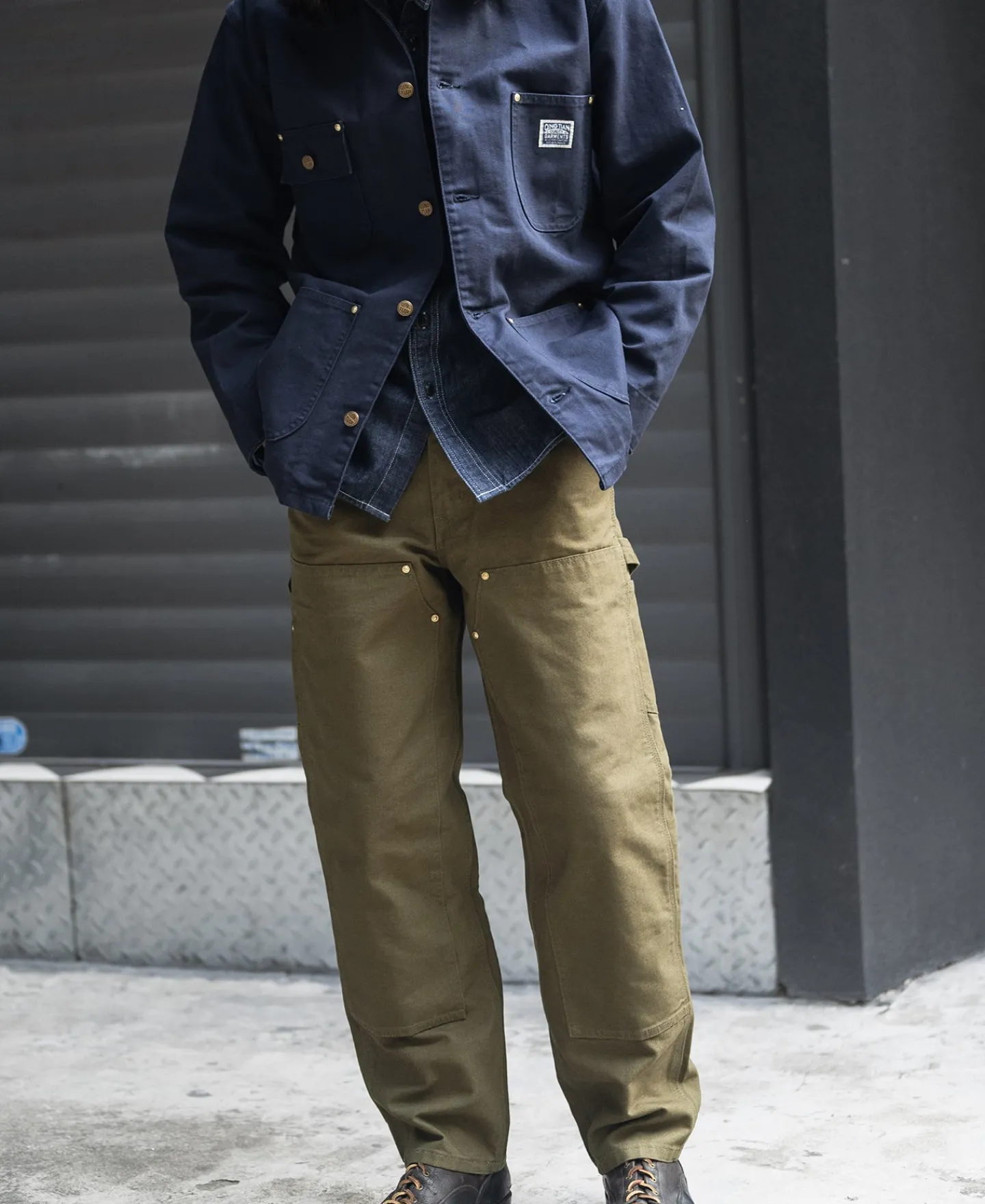 Sale 1950s Utility Chore Jacket - Navy Jackets&coats