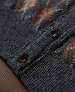 Best Shetland Wool Argyle Sweater Vest Waistcoats | Knitwear&sweaters