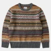 Best Shetland Wool Long Sleeve Fair Isle Sweater Knitwear&sweaters