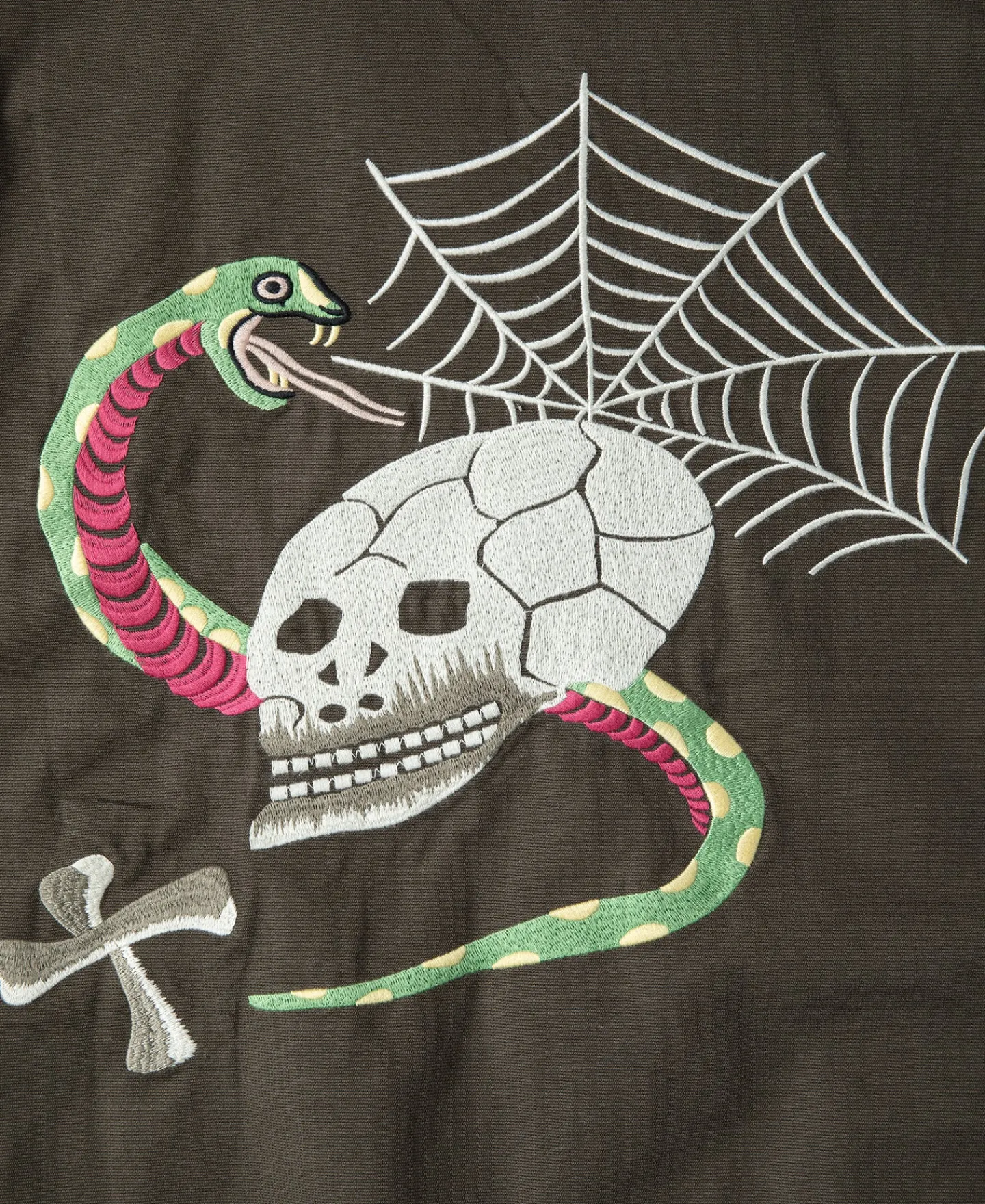 Outlet Skull Embroidery Vietnam Souvenir Jacket Jackets&coats
