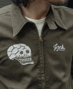 Outlet Skull Embroidery Vietnam Souvenir Jacket Jackets&coats
