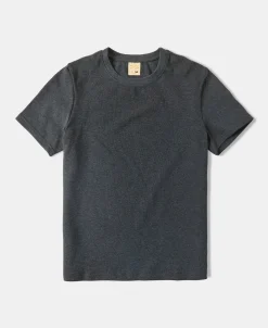 Best Slim Fit Crew Neck T-Shirt - Dark Gray Short Sleeve T-Shirts | T-shirts