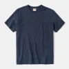 Clearance Slim Fit Crew Neck T-Shirt - Navy Short Sleeve T-Shirts | T-shirts