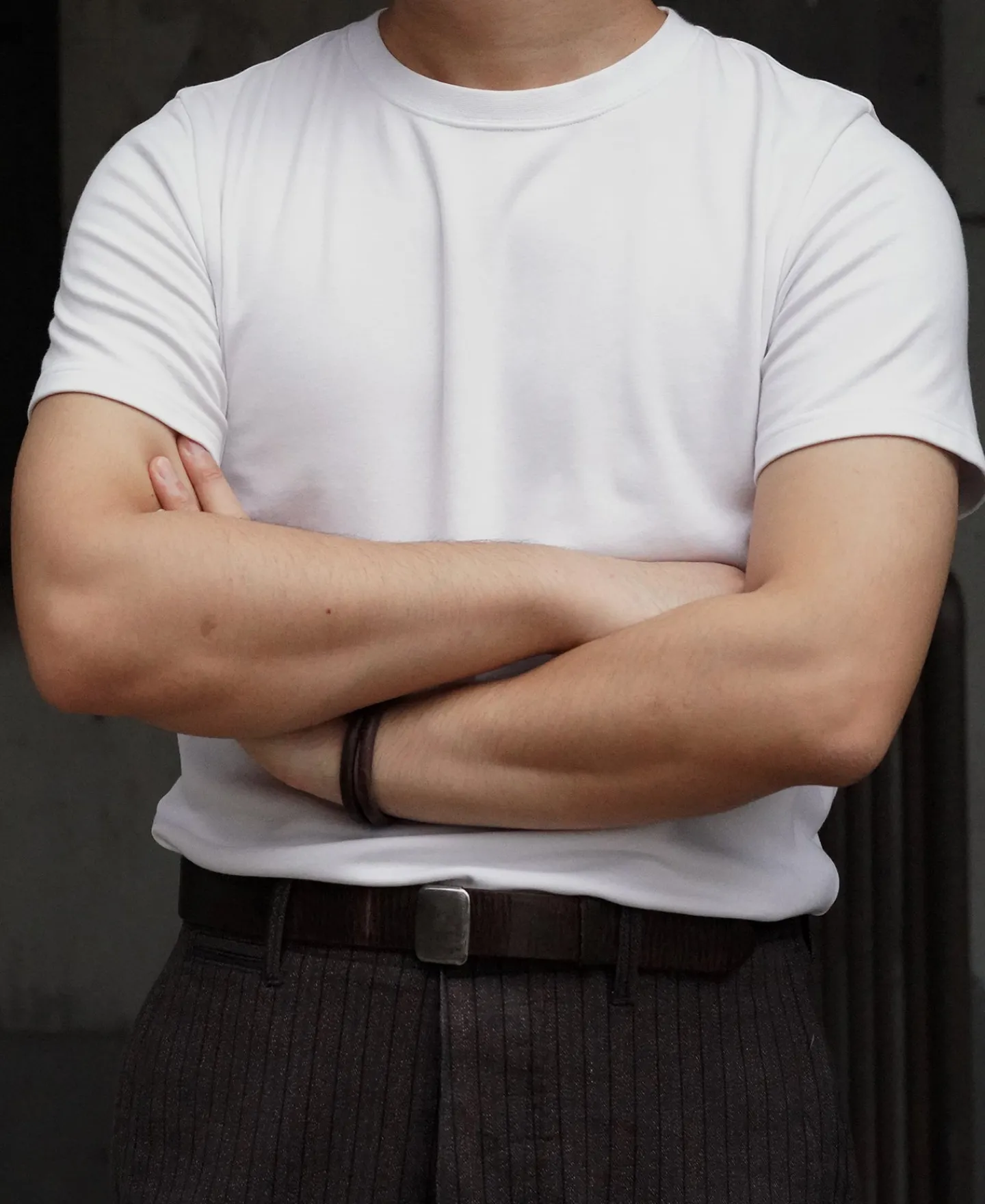 Discount Slim Fit Crew Neck T-Shirt - White Short Sleeve T-Shirts | T-shirts