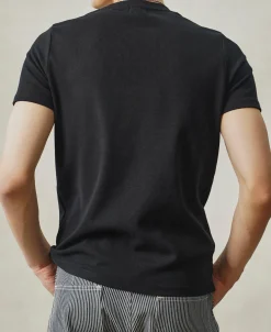 Best Slim Fit Crew Neck T-Shirt - Black Short Sleeve T-Shirts | T-shirts