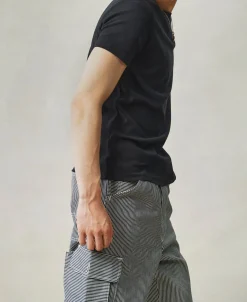 Best Slim Fit Crew Neck T-Shirt - Black Short Sleeve T-Shirts | T-shirts