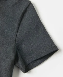 Best Slim Fit Crew Neck T-Shirt - Dark Gray Short Sleeve T-Shirts | T-shirts