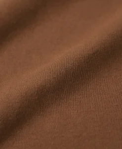 Hot Slim Fit Crew Neck T-Shirt - Rust Red Short Sleeve T-Shirts | T-shirts