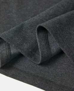 Best Slim Fit Crew Neck T-Shirt - Dark Gray Short Sleeve T-Shirts | T-shirts