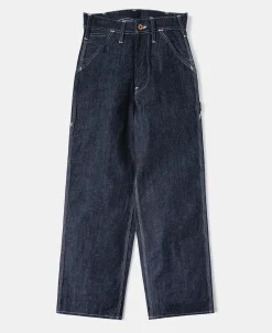Clearance Slub Pearl Yarn Indigo Denim Carpenter Pants Jeans | Denim