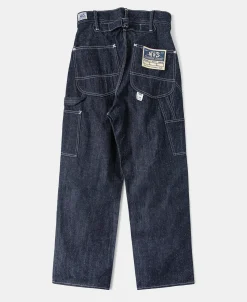 Clearance Slub Pearl Yarn Indigo Denim Carpenter Pants Jeans | Denim