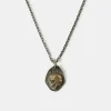 Outlet Sterling Skull Tag Necklace Necklaces&pendants