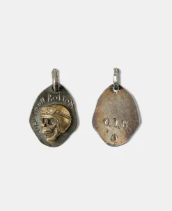 Outlet Sterling Skull Tag Necklace Necklaces&pendants