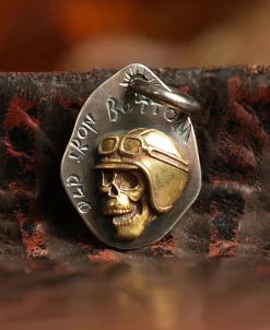 Outlet Sterling Skull Tag Necklace Necklaces&pendants