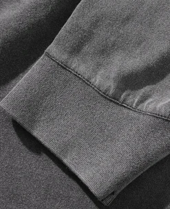 Best Suede Textured Drop Shoulder T-Shirt - Dark Gray Long Sleeve T-Shirts | T-shirts