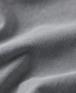 Best Suede Textured Drop Shoulder T-Shirt - Light Gray Long Sleeve T-Shirts | T-shirts