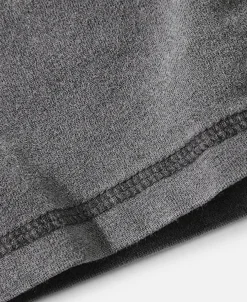 Best Suede Textured Drop Shoulder T-Shirt - Dark Gray Long Sleeve T-Shirts | T-shirts
