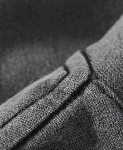 Best Suede Textured Drop Shoulder T-Shirt - Dark Gray Long Sleeve T-Shirts | T-shirts