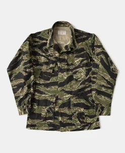 Fashion Tiger Stripe Camo Tropical Jungle Fatigue Jacket Jackets&coats