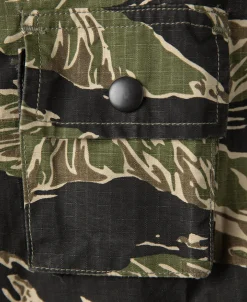 Fashion Tiger Stripe Camo Tropical Jungle Fatigue Jacket Jackets&coats