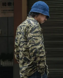 Fashion Tiger Stripe Camo Tropical Jungle Fatigue Jacket Jackets&coats