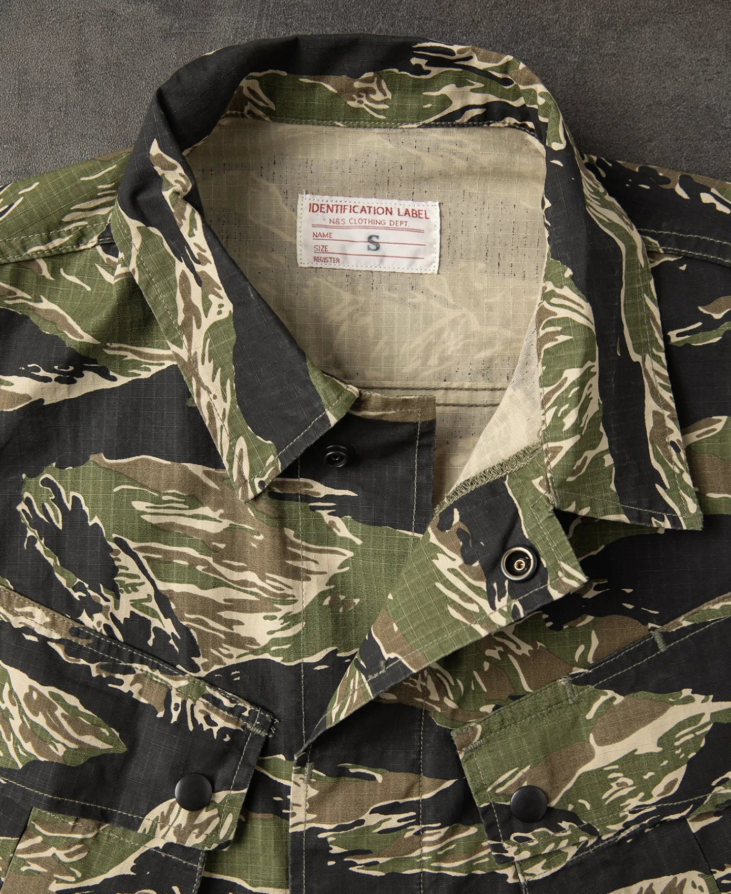 Fashion Tiger Stripe Camo Tropical Jungle Fatigue Jacket Jackets&coats