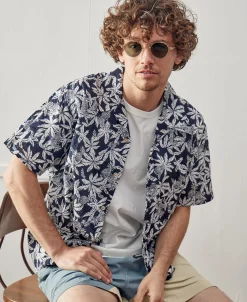 Online Tropical Palm & Pineapple Aloha Shirt Short Sleeve Shirts | Shirts