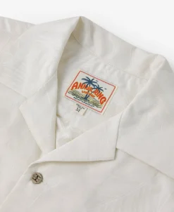Best Tropical Plants Jacquard Aloha Shirt Short Sleeve Shirts | Shirts