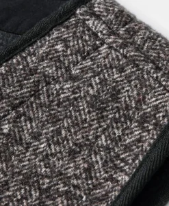 Best Tweed Herringbone V-Neck Vest - Brown Waistcoats