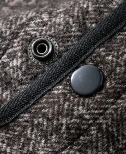 Best Tweed Herringbone V-Neck Vest - Brown Waistcoats