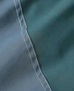 Fashion Two-Tone Beach Swim Trunks - Green/Iron Blue Shorts