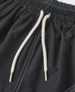 Sale Two-Tone Beach Swim Trunks - Black/Dark Gray Shorts