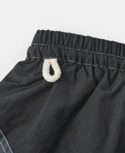 Sale Two-Tone Beach Swim Trunks - Black/Dark Gray Shorts
