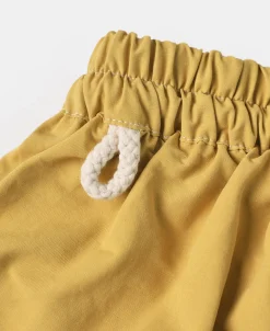New Two-Tone Beach Swim Trunks - Yellow/Light Blue Shorts
