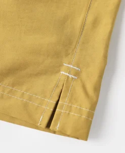 Hot Two-Tone Beach Swim Trunks - Purple/Mustard Shorts