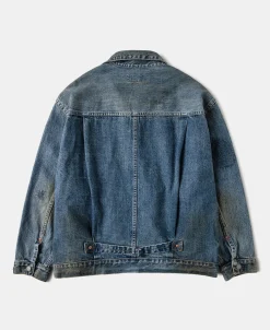 Outlet Type 1 Washed Denim Jacket - Repaired Edition Jackets&coats | Denim Jackets