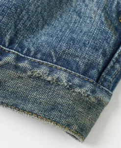 Outlet Type 1 Washed Denim Jacket - Repaired Edition Jackets&coats | Denim Jackets
